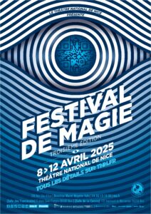 affiche festival de magie TNN un oeil entouré de lignes