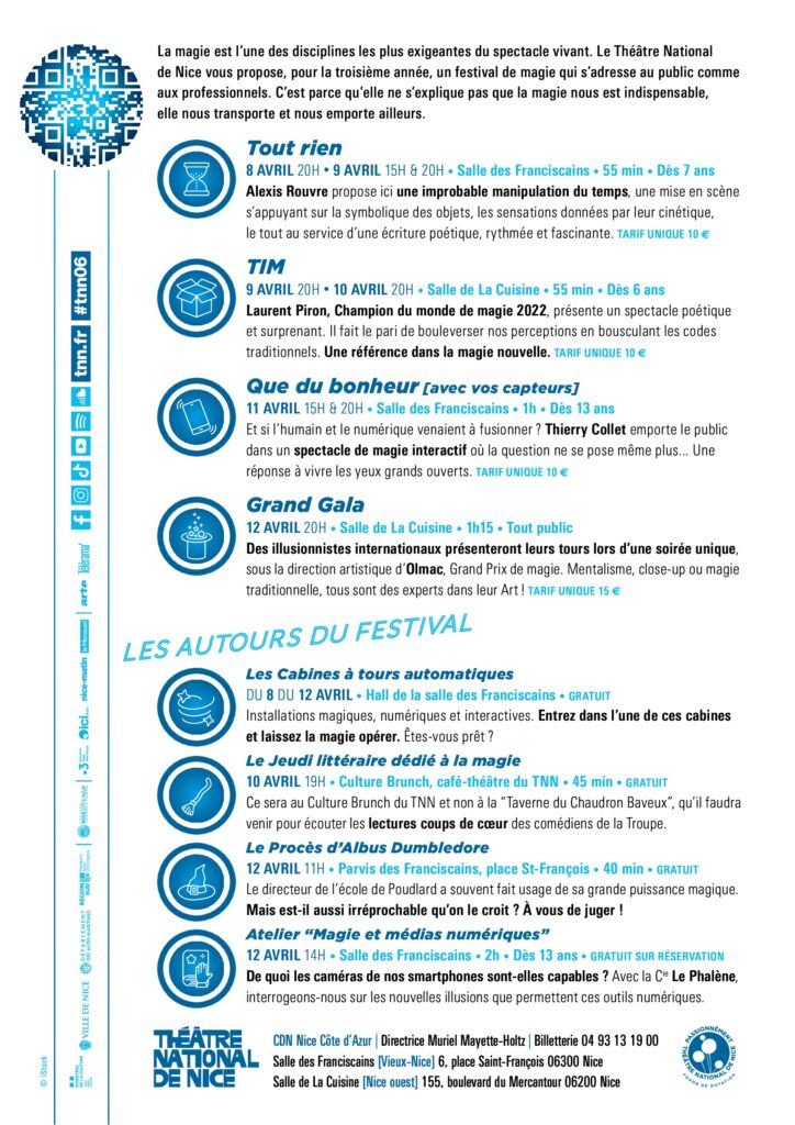 programme du festival