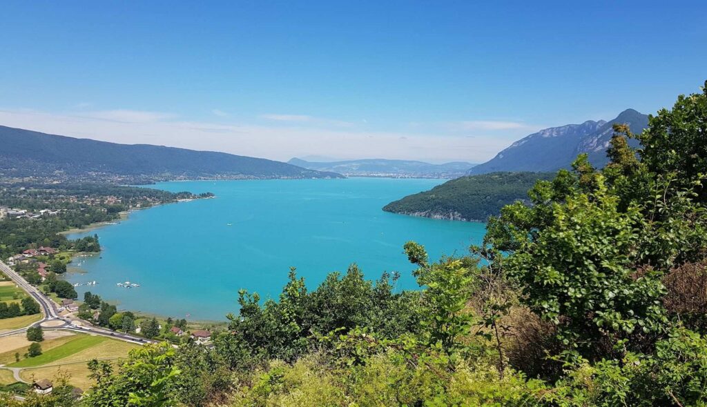 Vue sur le lac d'Annecy